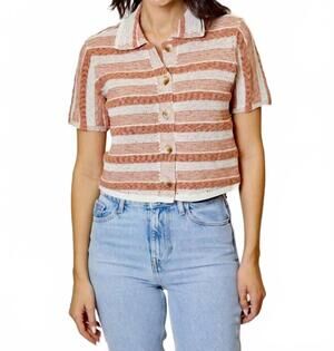 NEW DH NEW YORK filipa top in copper combo